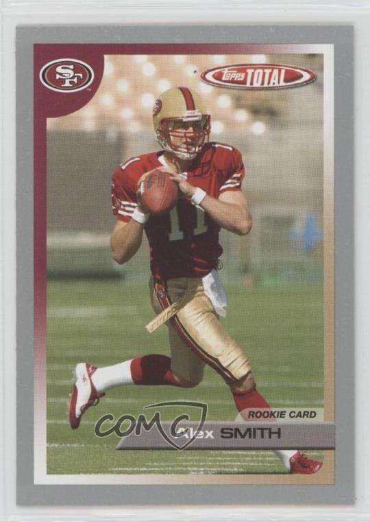 2005 Topps Total Silver Alex Smith #487 Rookie RC 1u6