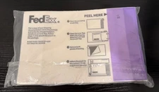 FedEx Shipping Pouches 100 Pk 6x10 Inches Self-Adhesive Resealable