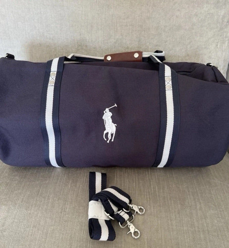 RALPH LAUREN POLO BLUE DUFFLE BAG TRAVEL WEEKEND - Picture 4 of 16