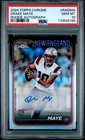 2024 Topps Chrome Drake Maye Refractor ROOKIE RC Auto PSA 10 GEM MT