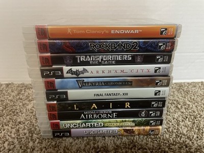 Sony Playstation PS3 Lot of 10 Games / All w/Manuals / All Rated T