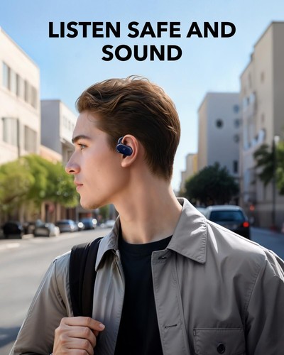 Soundcore V20i Écouteurs à Oreille Ouverte Crochets d'Oreille Réglables Confort Écouteurs Bassup - Photo 17 sur 19