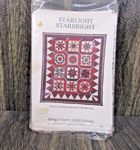 Edredón de colección del condado de Osage de fábrica Starlight patrones 62"X82" - Imagen 1 de 3