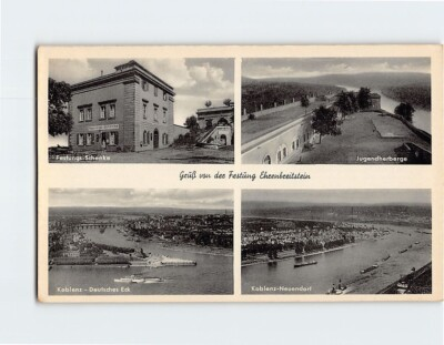 #ad #ad Postcard Grüß Ivon der Festung Ehrenbreitstein Koblenz Germany $4.95
