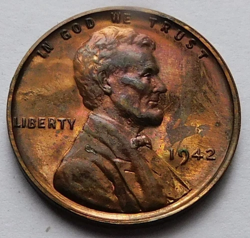 1942 Lincoln Wheat Cent Gem Proof Penny 1C coin