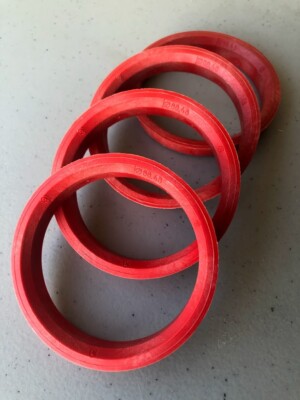 76mm to 66.45mm Genuine Ronal Europe Hubcentric Ring Set Mercedes Audi VW + More