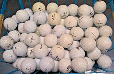 100 Top Flite XL Mixed 3A/4A White Pre Owned Golf Balls  8 dozen  4 extra 