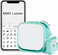 Phomemo Bluetooth Label Printer - M960 Mini Label Sticker Machine with Tape