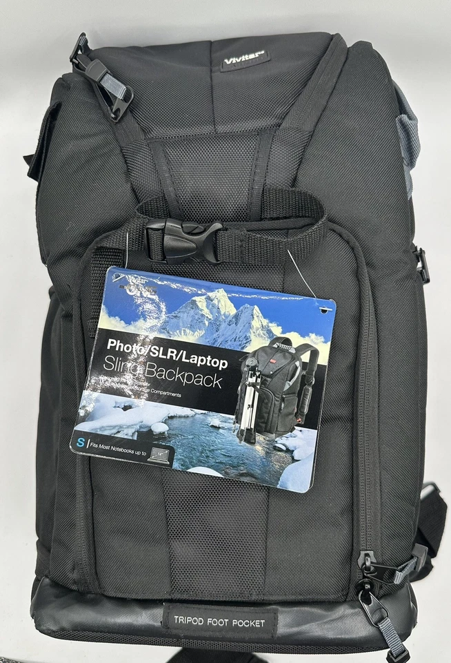 Vivitar DKS-18 слинга рюкзак фото/SLR/ноутбук (S) черный - новый маленький дефект - Изображение 2 из 4