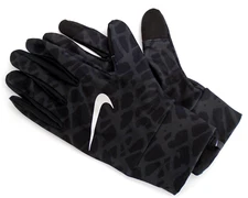 Nike Lightweight Tech Gloves Men's Running Touch Screen Black/Grey/Silver