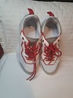 Cute Tennis Shoes Color White With Red Lace Shoes Size 7 — photo 2