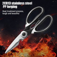 Stainless Steel Kitchen Shears Heavy Duty Scissors for Meat Fish Chicken Bones