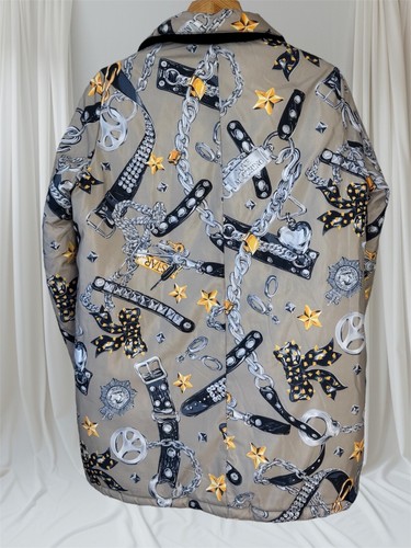 Love Moschino women winter jacket button full print size :US6 ,i42 , gb10 - Picture 2 of 10