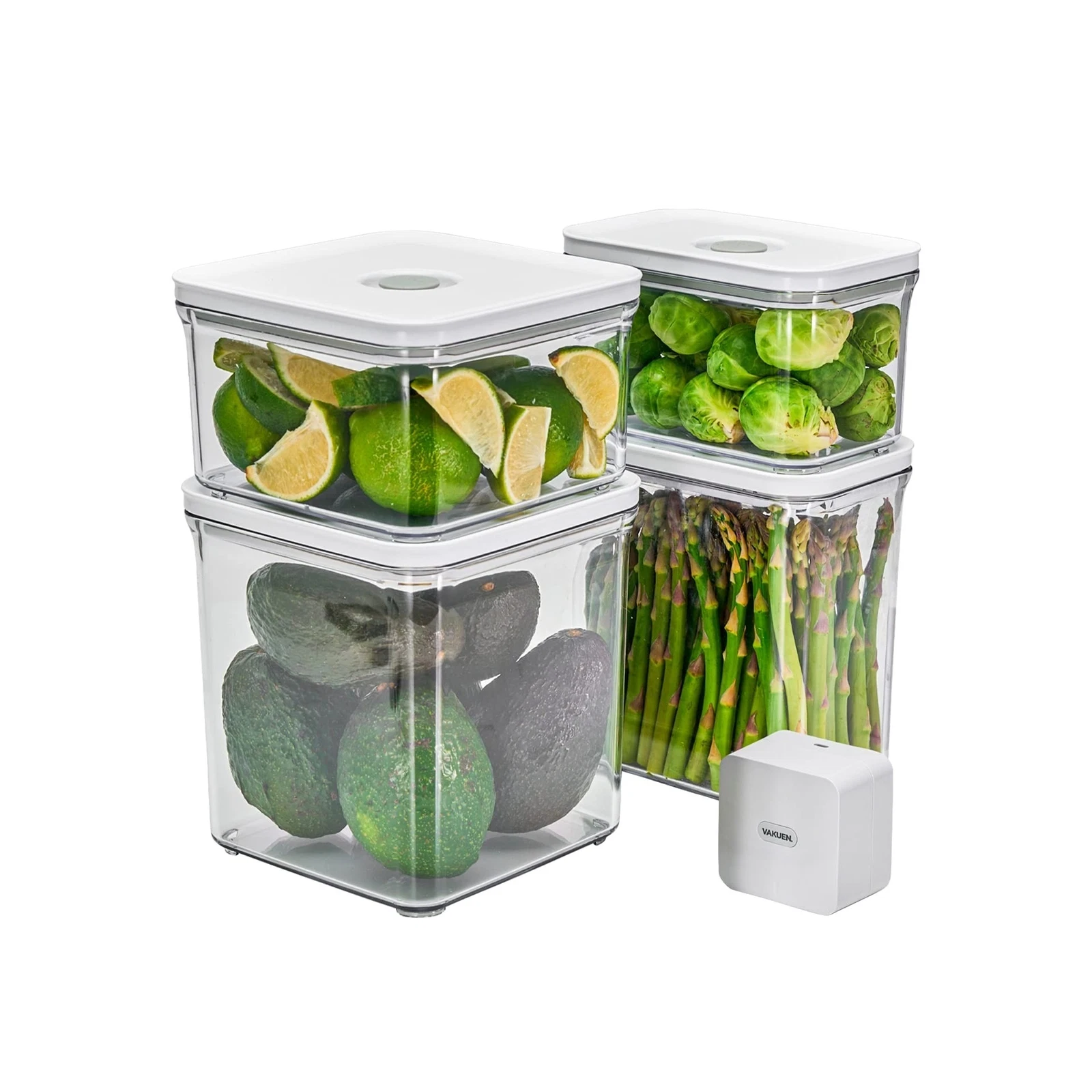 Premium Airtight Food Storage Containers & Vacuum Sealer Machine Starter Set,...