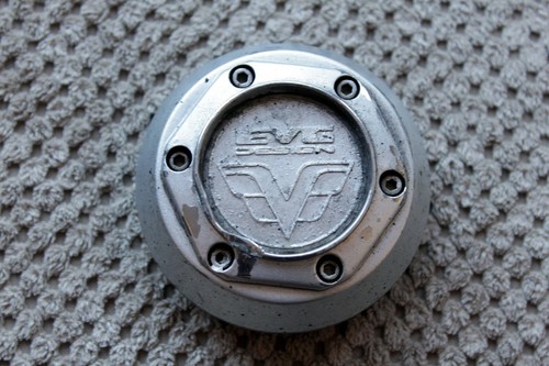 Original Rare EVG Design E-109 Alloy Wheel Center Plastic Cap Cover Hub - Picture 2 of 5