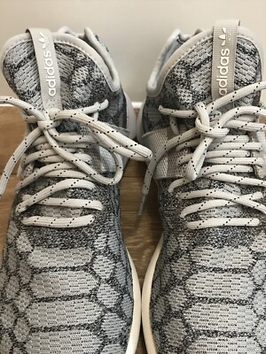 YGG★本物 ADIDAS TUBULAR RUNNER PRIME KNIT US9 スニーカー Adidas Mens Stone Grey Tubular Runner Prime Knit Trainers UK