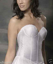 Empire Intimates 1780M Bridal Satin Drop Waist Bustier White 1780 38C 84.00