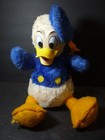 Vtg Plush Donald Duck Usa Walt Disney Distributing Stuffed Animal Rubber Face