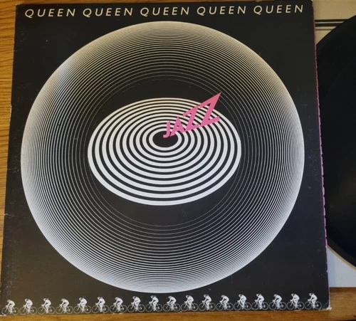 Queen JAZZ 1978 LP 1st Embossed Cover With Poster First UK Pressing 1978 EMI