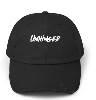 Unhinged Unisex Distressed Cap
