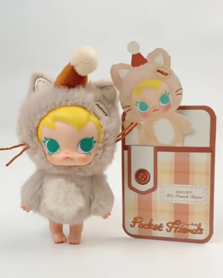 Baby Molly Pocket Friends ぬいぐるみ4 boxセット POPMART Baby Molly Pocket Friends Series Vinyl Plush