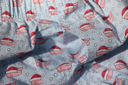 BOXERS Vineyard Vines Boys Christmas size 4T/5 Blue Whale Santa Hat EUC Cotton - Picture 3 of 9