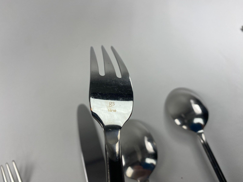 Gourmet Settings Twist and Shout 5 Pezzi Posate Acciaio Inox Nero - Foto 4 di 4