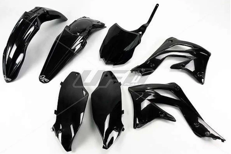 Kit plastique UFO motocross Kawasaki KX-F 450 2013 - 2015 noir - Photo 1/1
