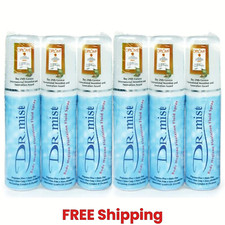 6 Bottle 75ml Dr Mist Natural Aluminum Free Deodorant Spray Removes Body Odor