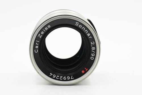 Contax G 90mm f2.8 Zeiss Sonnar T* Lens Chrome #264 - Picture 6 of 6