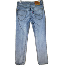 Levis 502 Mens Jeans 29x30 Blue Stretch Denim Mid Rise Straight Leg