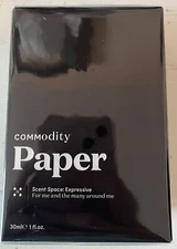 Commodity Paper Scent Space Expressive 1 fl oz  30ml Full Size NIB Sealed