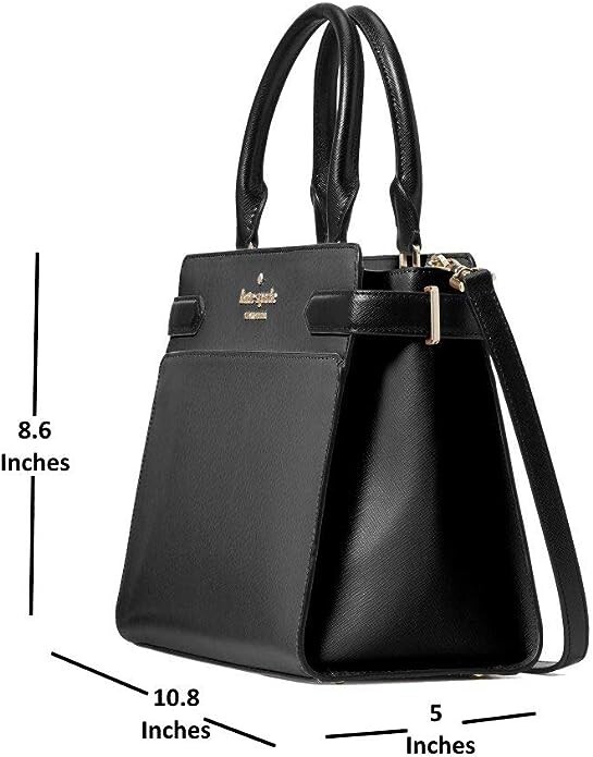 Kate Spade Staci Medium Satchel Bag in Black Color wkru6951