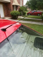 16" Rubber Antenna Mast Black Power Radio AM/FM for LEXUS IS300 2001-2005 New