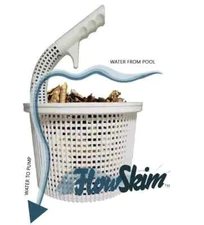 SKIMMER BASKET 12" HANDLE FLOWSKIM HEAVY DUTY for HAYWARD or STARITE Made by CMP
