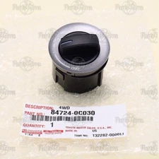 New Genuine OEM Toyota SEQUOIA TUNDRA 4 Wheel Drive Control Switch 84724-0C030