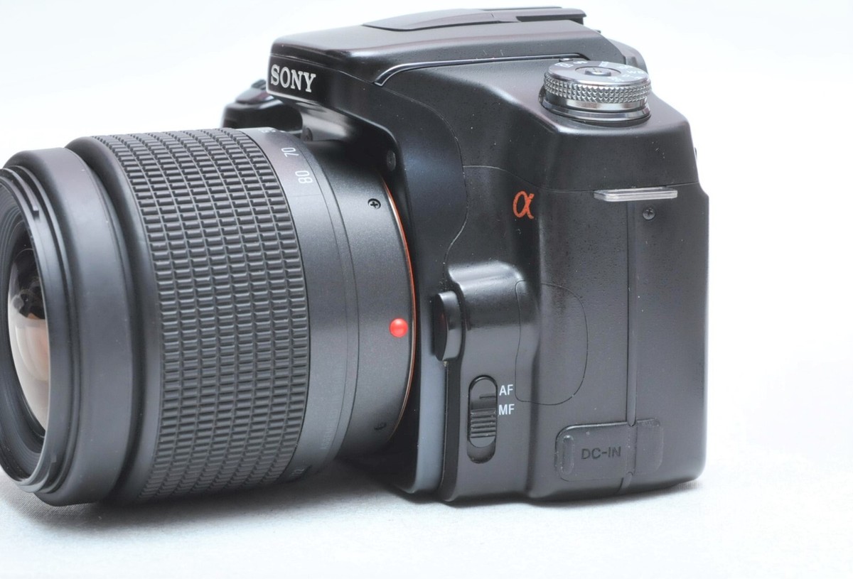 Sony Alpha A100 Digital SLR Camera With Promaster 28-80mm