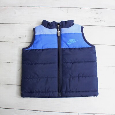 Nike Baby Boy's Sleeveless Puffer Jacket Vest Infant Size Months