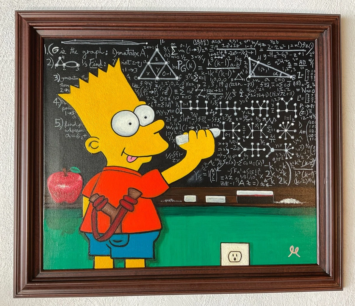 Bart Simpson Chalkboard Original