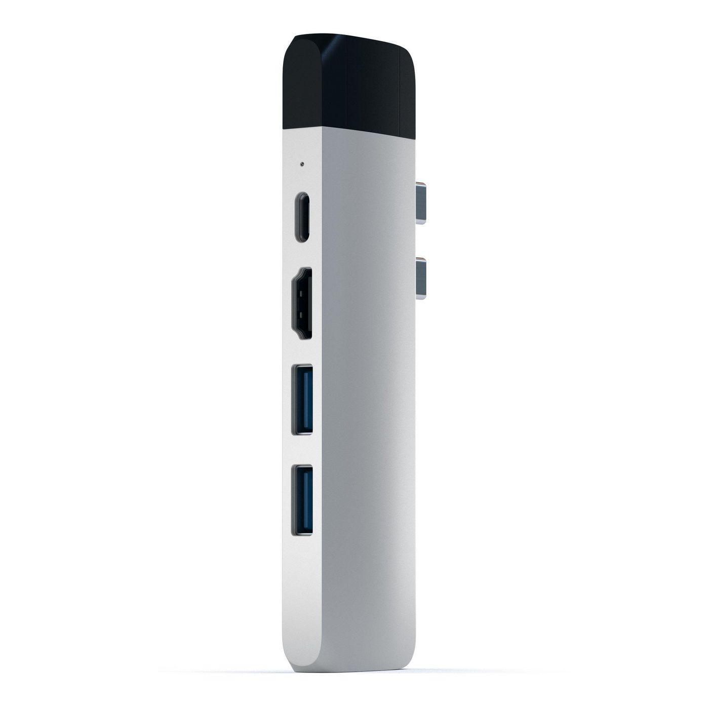 Satechi Dock Type-C Silver per Fotografi e Videomaker - Gigabit & MSD