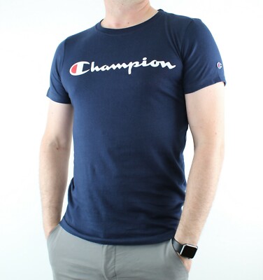 Tシャツ・カットソー CHAMPION Men T-shirt Black 220385 KK001 Men's Athletic Jersey T-Shirt Black urban contemporary