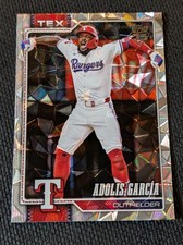 2026 Topps Baseball #318 Adolis Garcia Diamante Foil - Texas Rangers