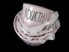 Rae Dunn Nesting Measuring Cup Set Pink Artisan Collection By Magenta