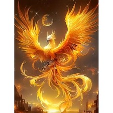 5D Diamond Painting Kits for Adults Diamond Art Fire Phoenix Diamond Painting