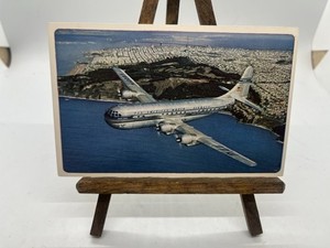 Pan Am Airlines Postcard Clipper Airplane Collectible Cool!