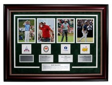 Rory McIlroy Grand Slam Framed Unsigned Photo Collage 199969