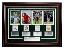 Rory McIlroy Grand Slam Framed Unsigned Photo Collage 199969