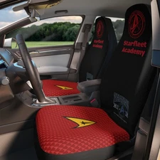 Star Trek Car Seat Covers - StarFleet Academy Trekkie Gift , Vehicle Accessories
