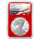 2026-W $1 1-oz Proof American Silver Eagle NGC PF69UC ER Flag Label Red Core
