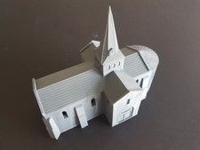 Eglise - echelle N à peindre.